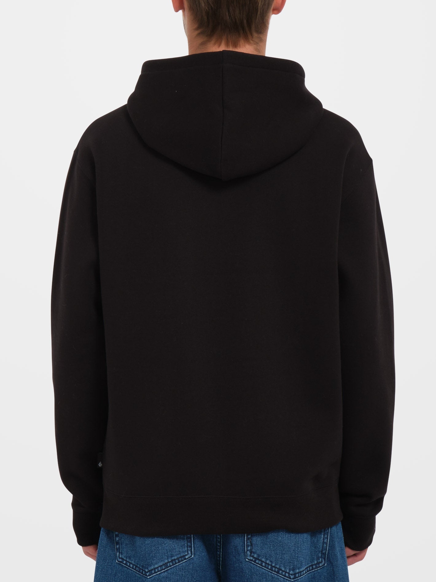 Single Stone Zip-Up Hoodie - SCHWARZ