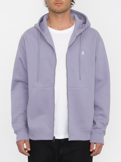 Sweat à capuche zippé Single Stone - VIOLET DUST