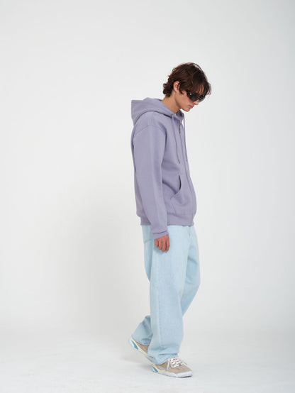 Sweat à capuche zippé Single Stone - VIOLET DUST