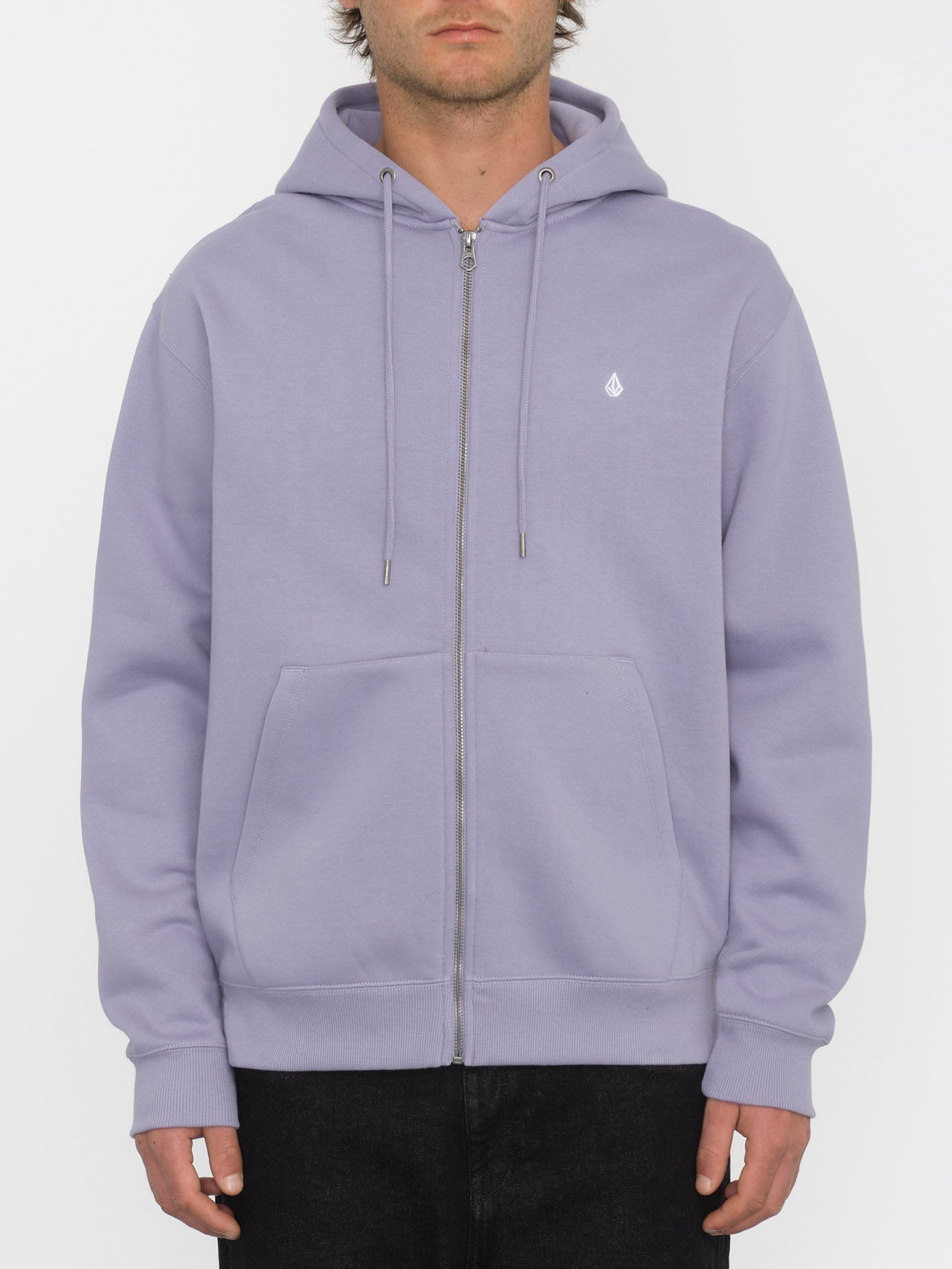 Sweat à capuche zippé Single Stone - VIOLET DUST