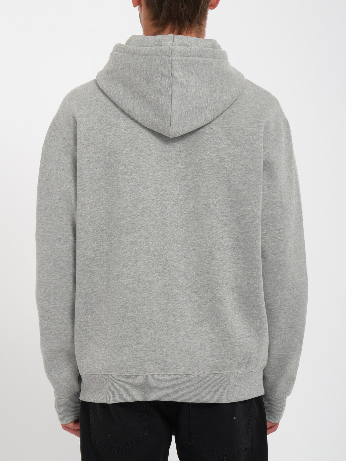 Sweat à capuche Zippé Single Stone - HEATHER GREY