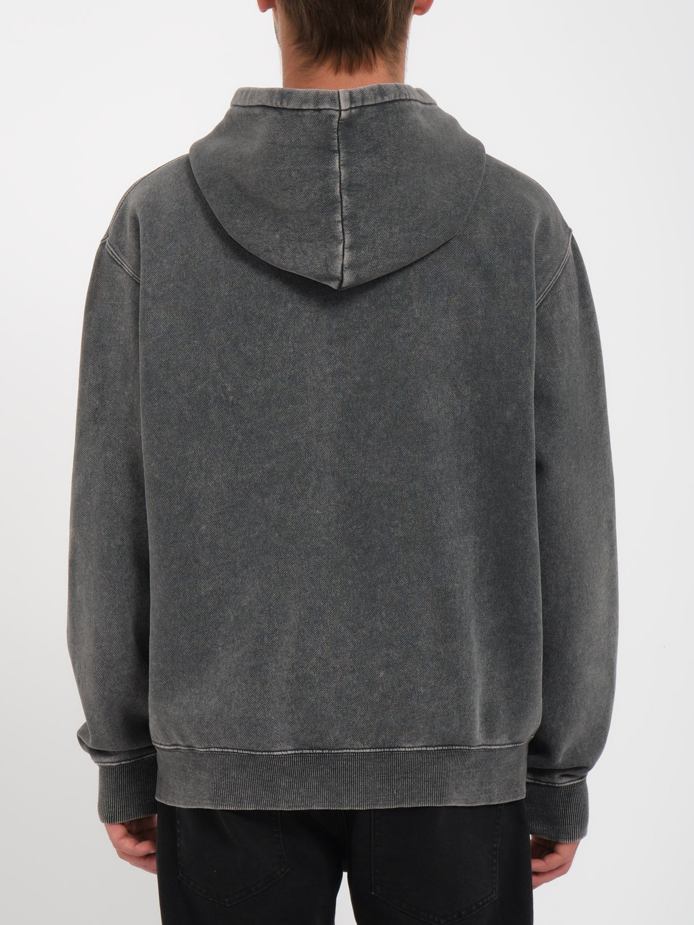 Sweat à capuche Zippé Issanka - BLACK