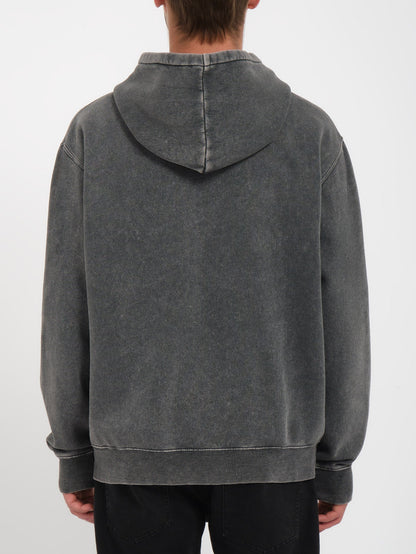Sweat à capuche Zippé Issanka - BLACK