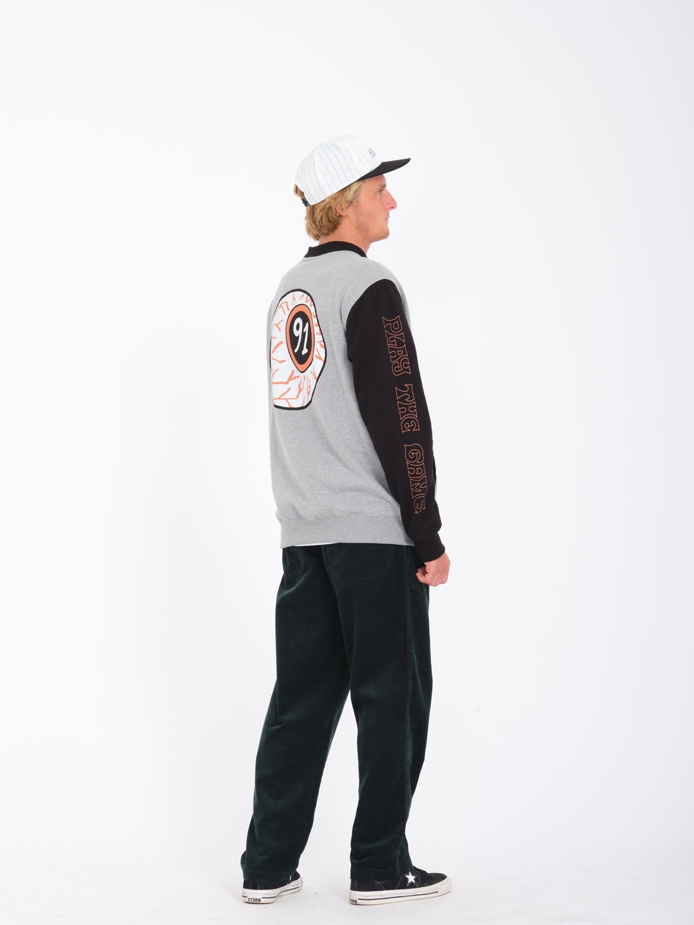Nando Von Arb Zip-Up Sweatshirt - HEATHER GREY