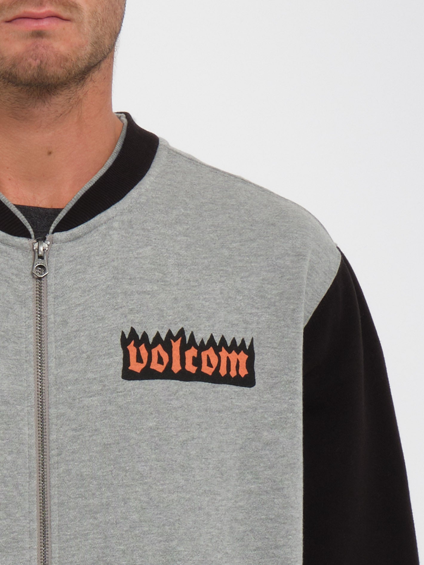 Nando Von Arb Zip-Up Sweatshirt - HEATHER GREY
