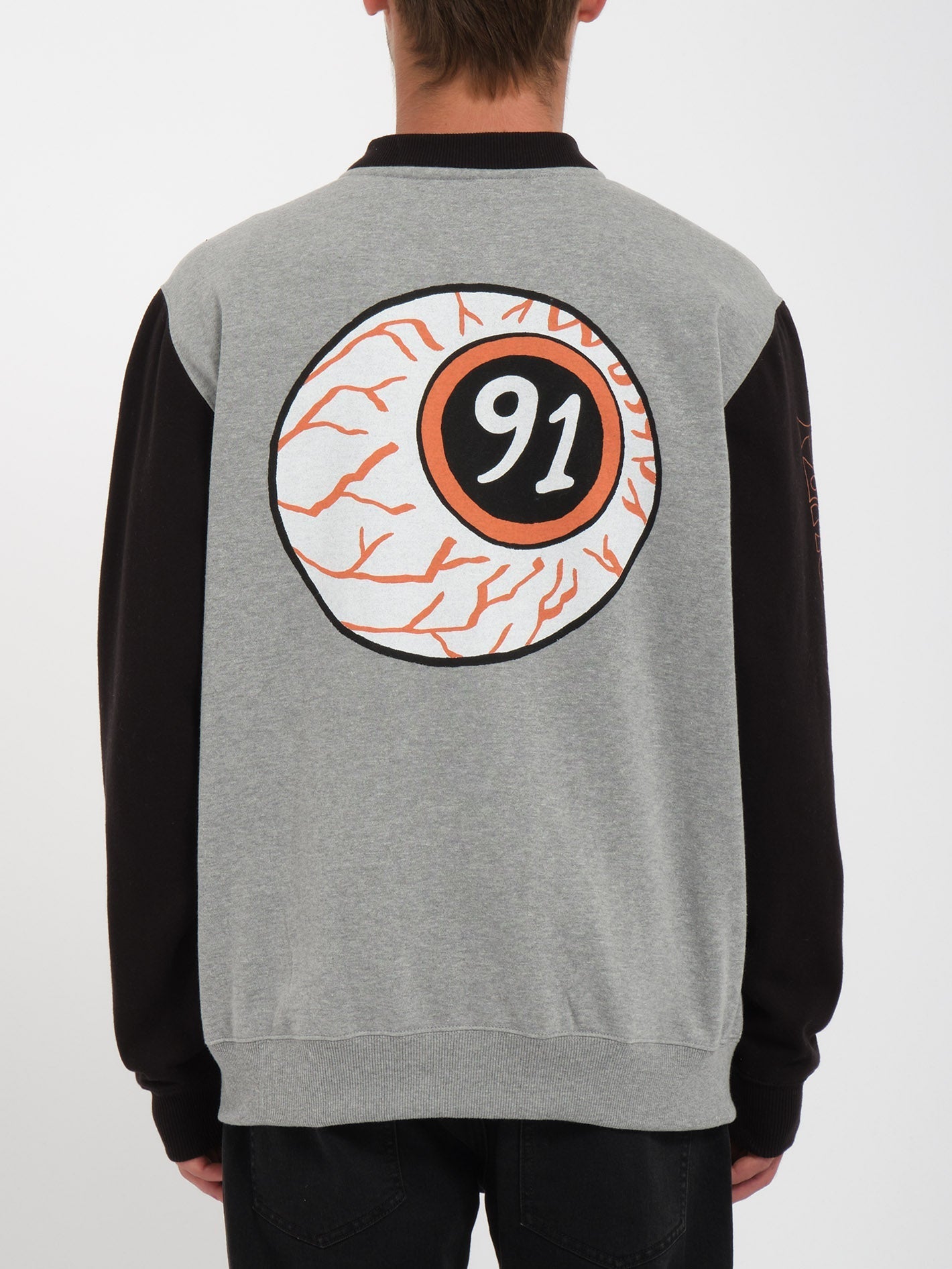 Nando Von Arb Zip-Up Sweatshirt - HEATHER GREY