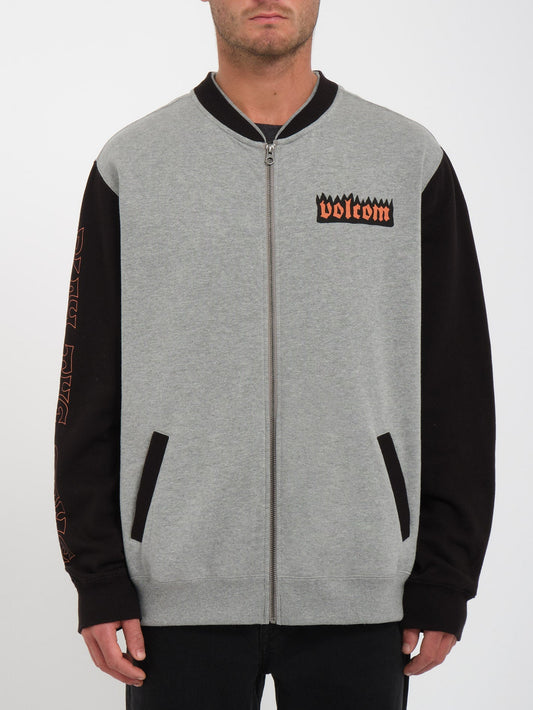 Nando Von Arb Zip-Up Sweatshirt - HEATHER GREY