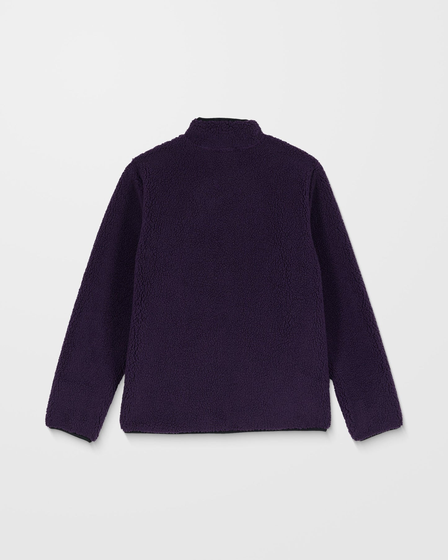 Sweat Sherpa Zippé Muzzer Fuzzar - Dark Purple