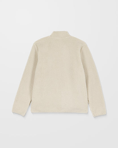 Sweat Sherpa Zippé Muzzer Fuzzar - Stone