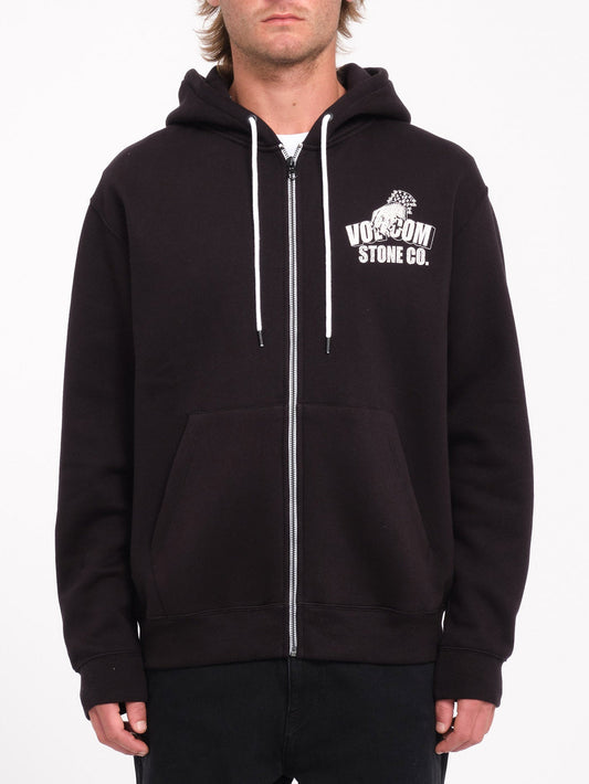 Watanite Zip-Up Hoodie - BLACK