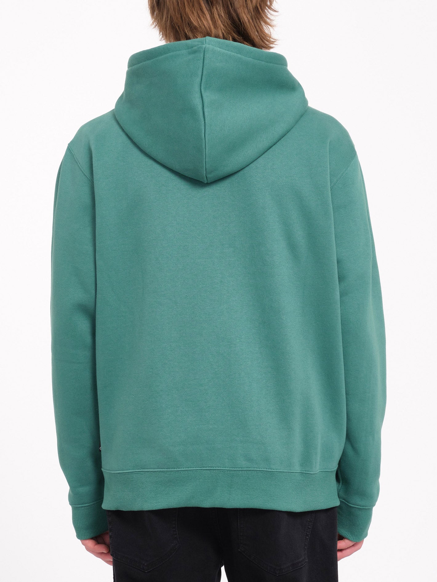 Single Stone Zip-Up Hoodie - MEERGRÜN