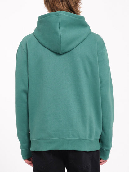 Single Stone Zip-Up Hoodie - MEERGRÜN