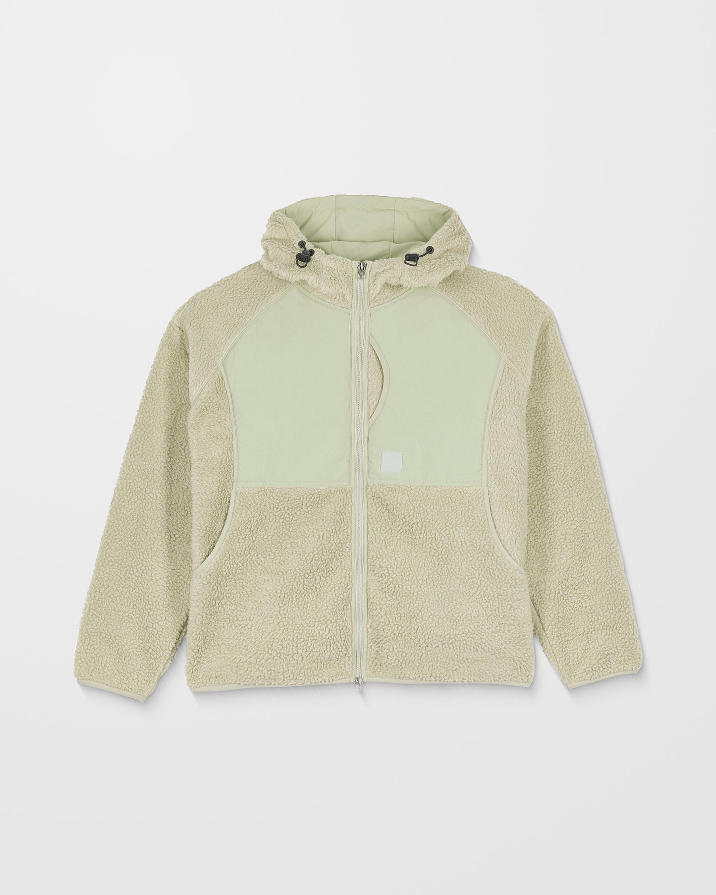 Sweat Sherpa À Capuche Zippé Nomaa - Green Tea