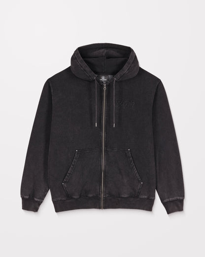 Sweat À Capuche Zippé Studder - Black