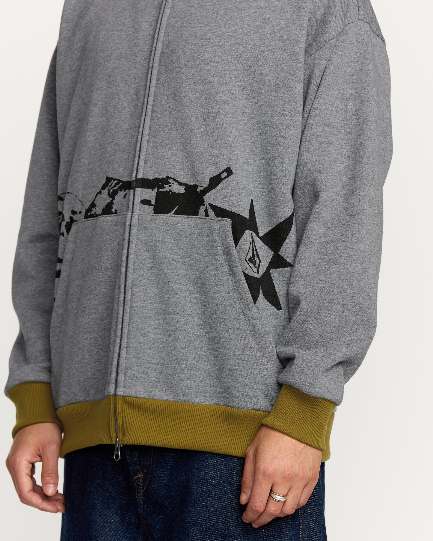 POVJ HEAVY ZIP FLEECE
