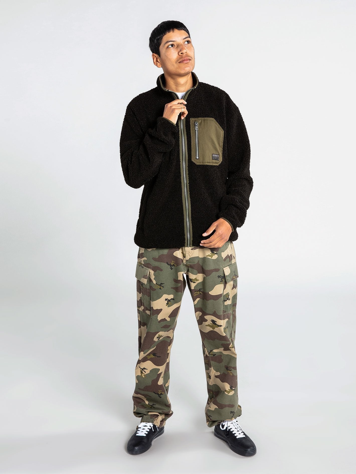 Muzzer Fuzzar Zip-Up Sweatshirt - NEW BLACK
