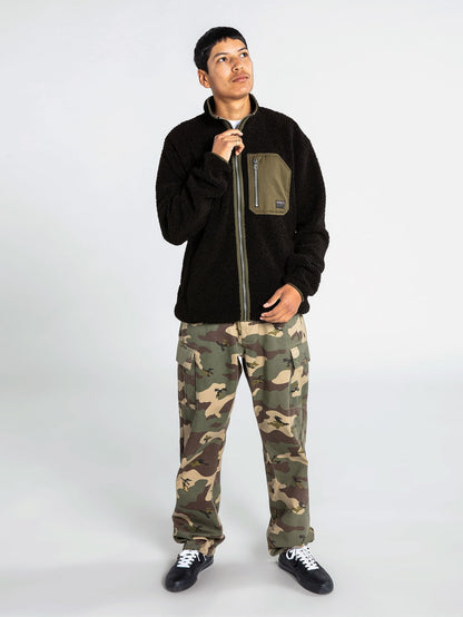 Muzzer Fuzzar Zip-Up Sweatshirt - NEW BLACK