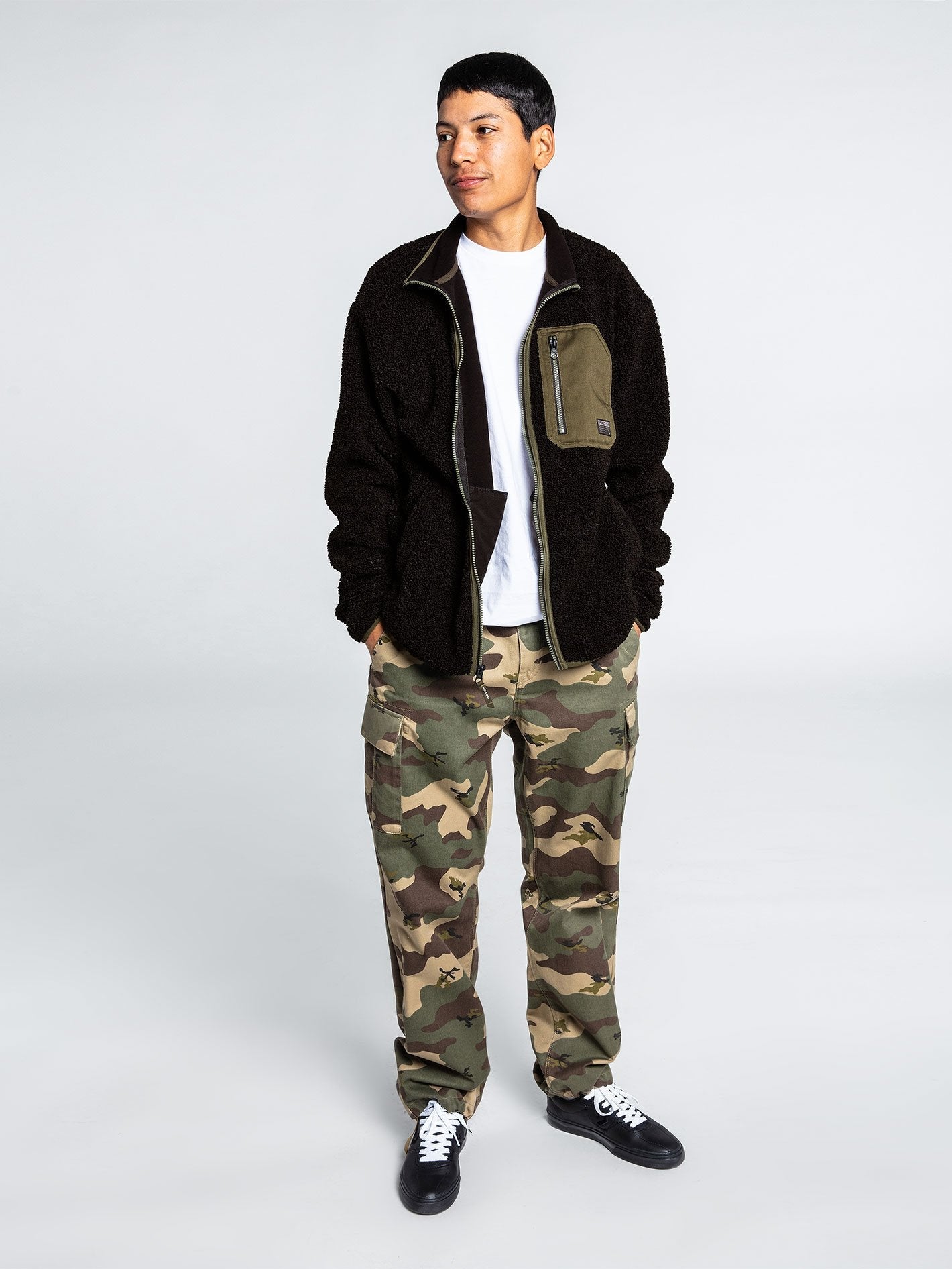 Muzzer Fuzzar Zip-Up Sweatshirt - NEW BLACK