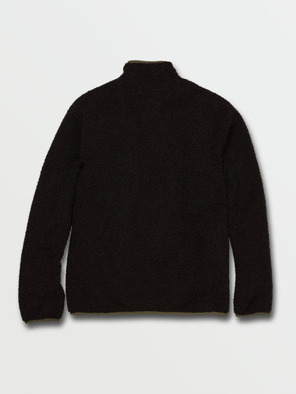 Muzzer Fuzzar Zip-Up Sweatshirt - NEW BLACK