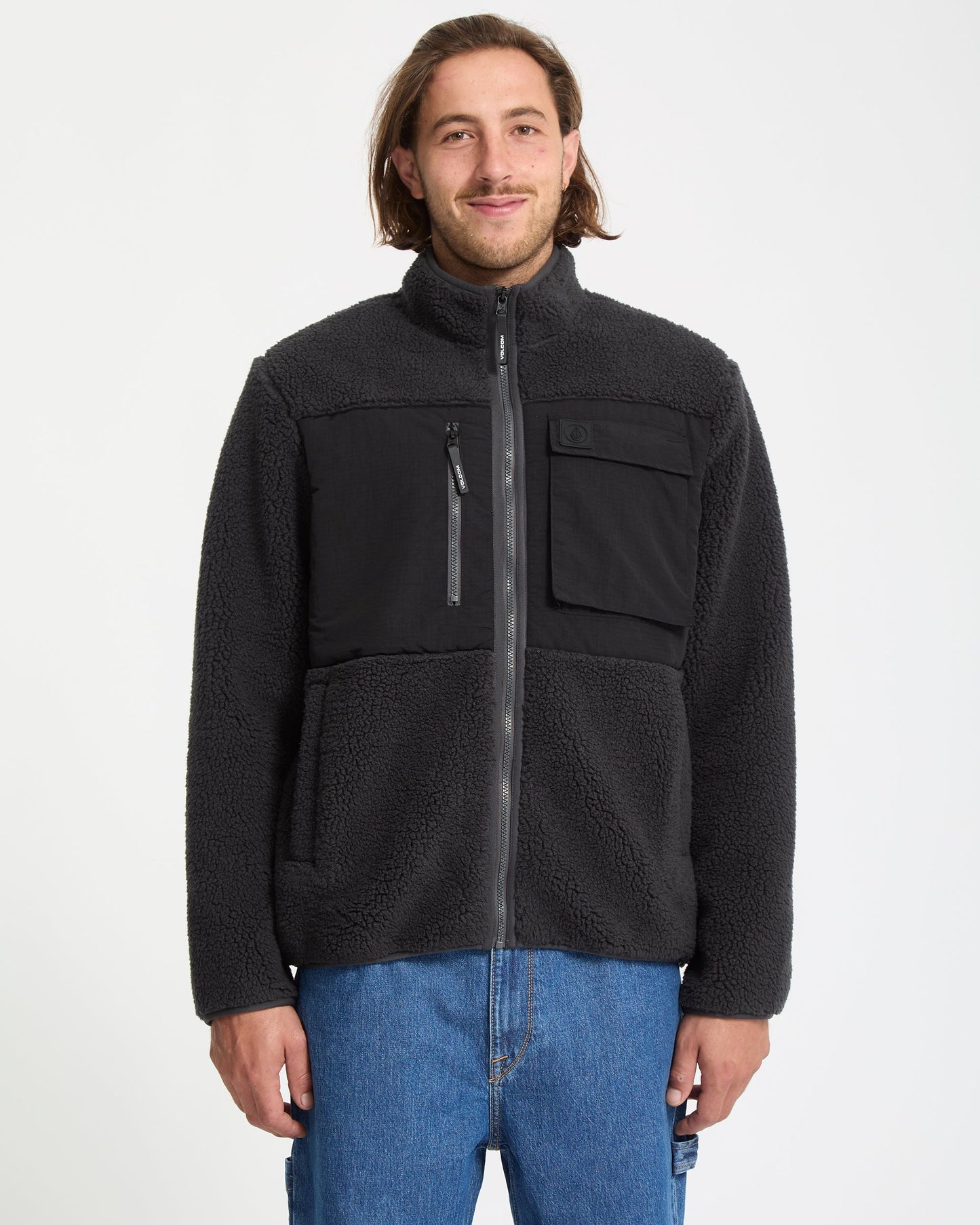 Sweat Zippé Storm Stone - Asphalt Black
