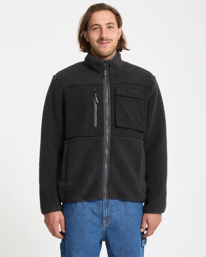 Sweat Zippé Storm Stone - Asphalt Black