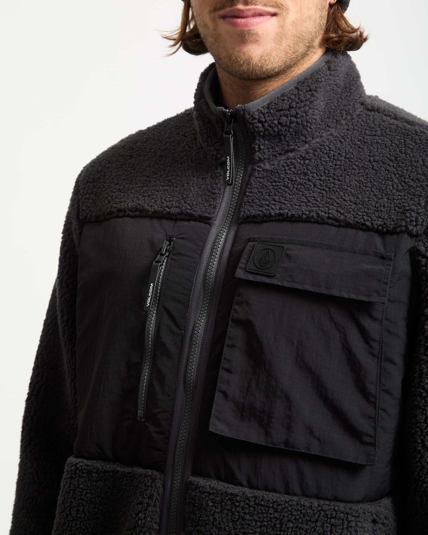 Sweat Zippé Storm Stone - Asphalt Black