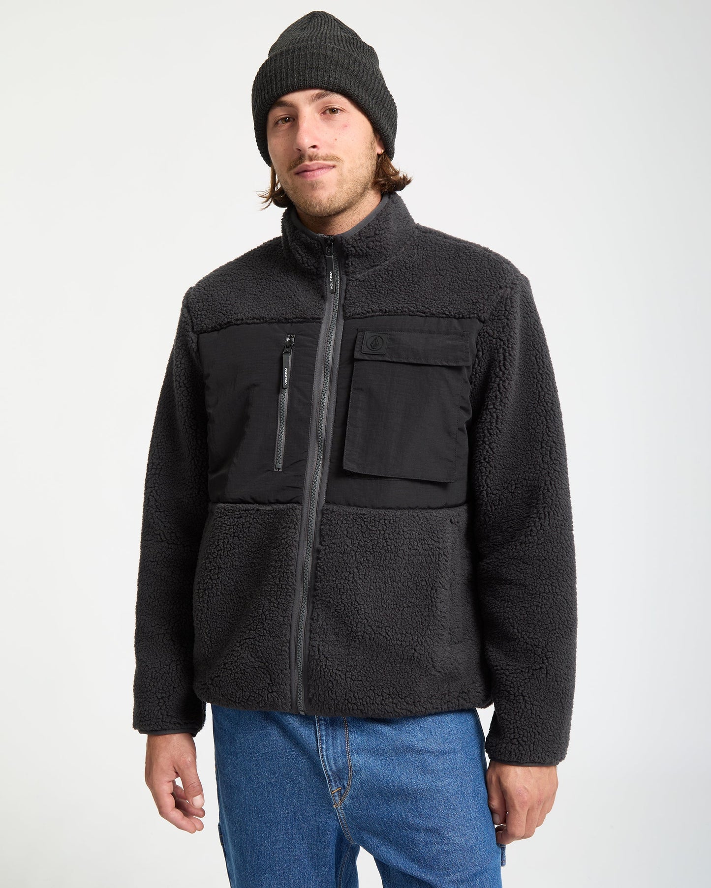 Sweat Zippé Storm Stone - Asphalt Black