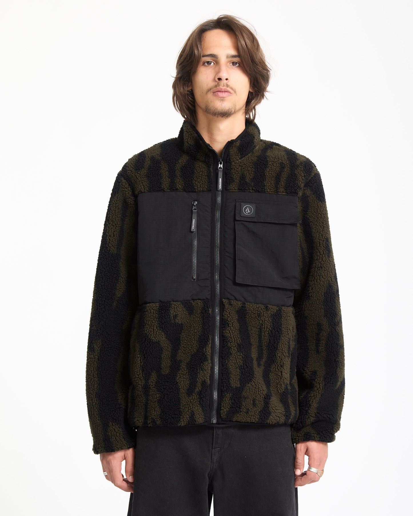 Sweat Zippé Storm Stone - Sage Leaf