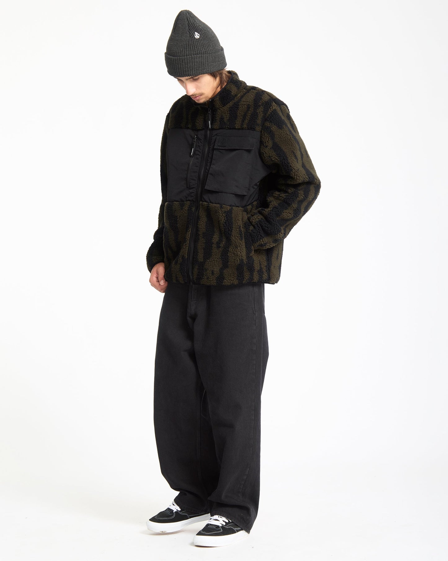 Sweat Zippé Storm Stone - Sage Leaf
