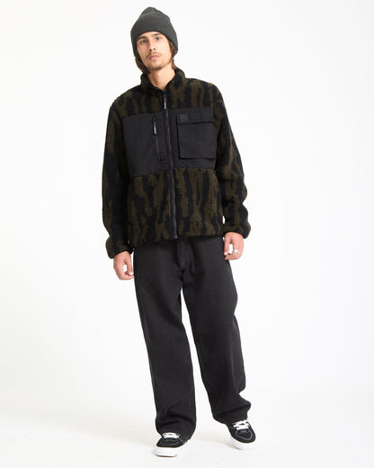 Sweat Zippé Storm Stone - Sage Leaf