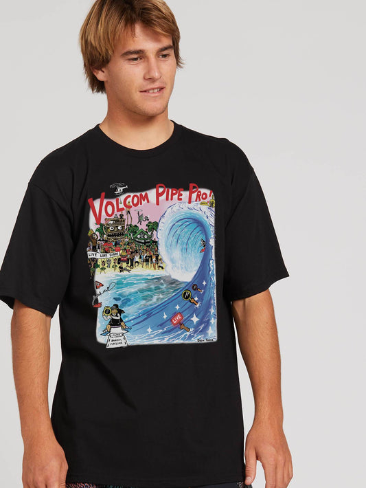 VPP Drew Toonz Kurzarm-T-Shirt – Schwarz