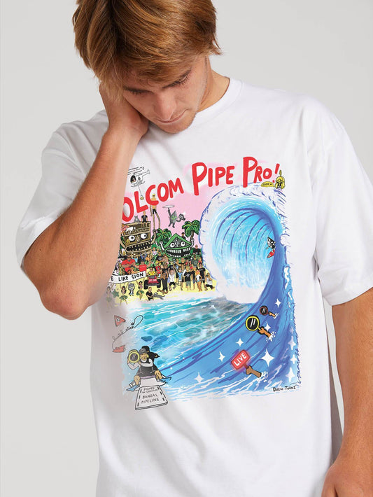 VPP Drew Toonz Kurzarm-T-Shirt – Weiß