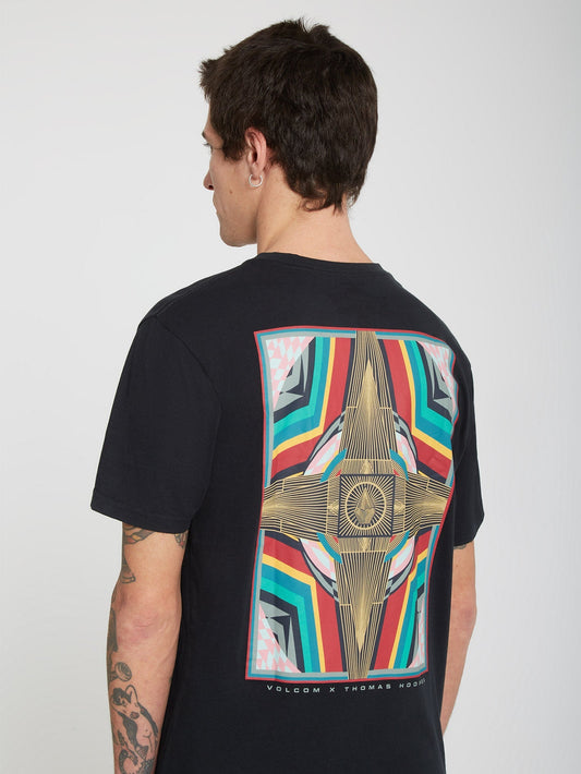 T-shirt T Hooper Glimmer - BLACK