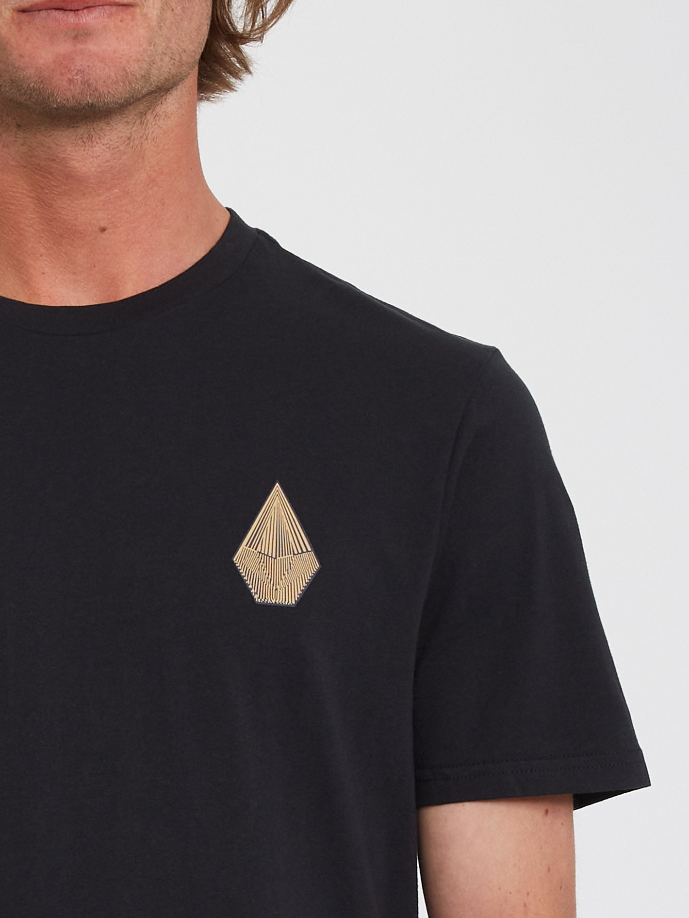 T-shirt T Hooper Glimmer - BLACK