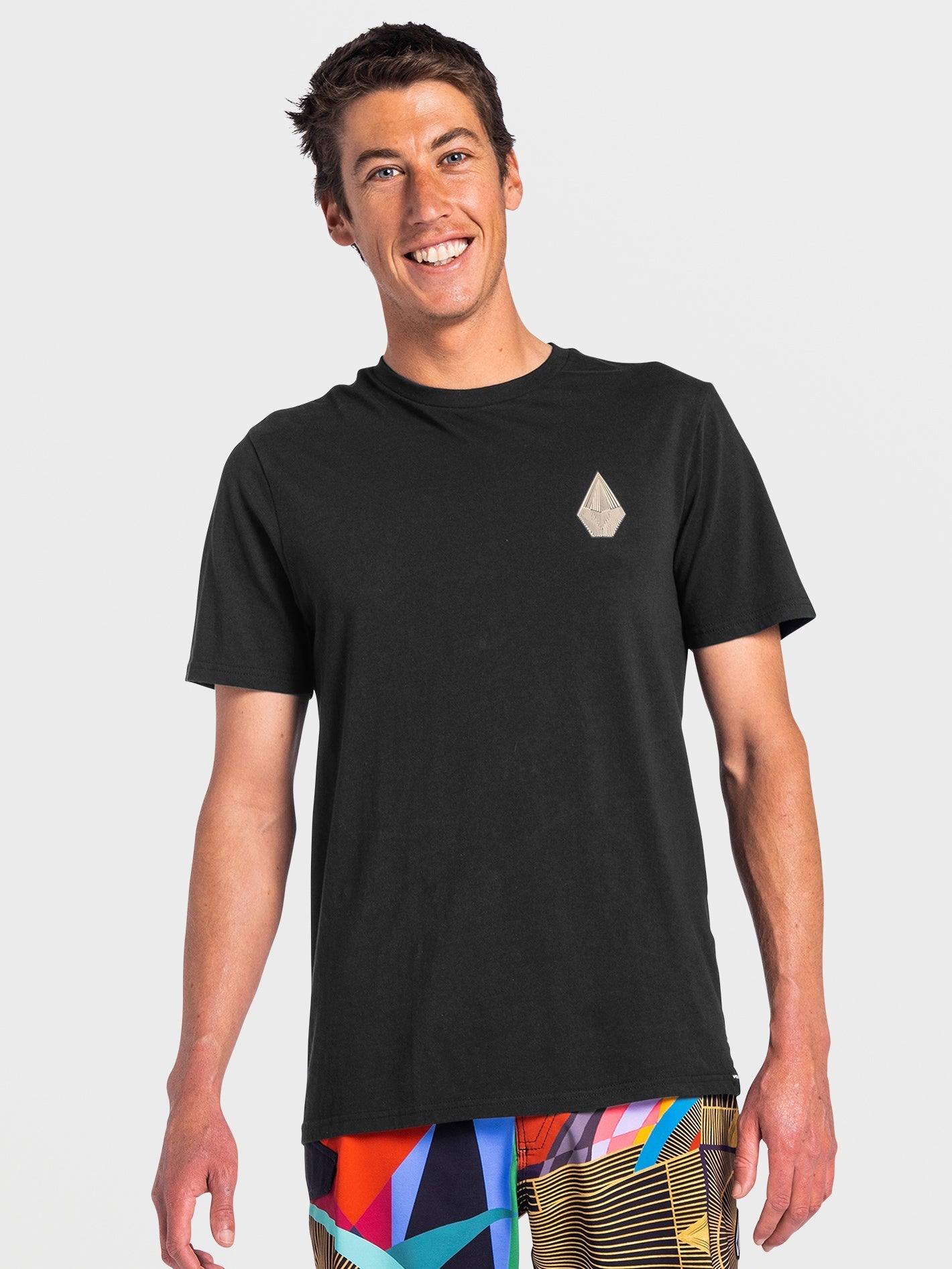 T-shirt T Hooper Glimmer - BLACK