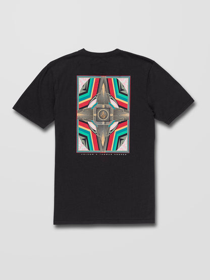 T-shirt T Hooper Glimmer - BLACK