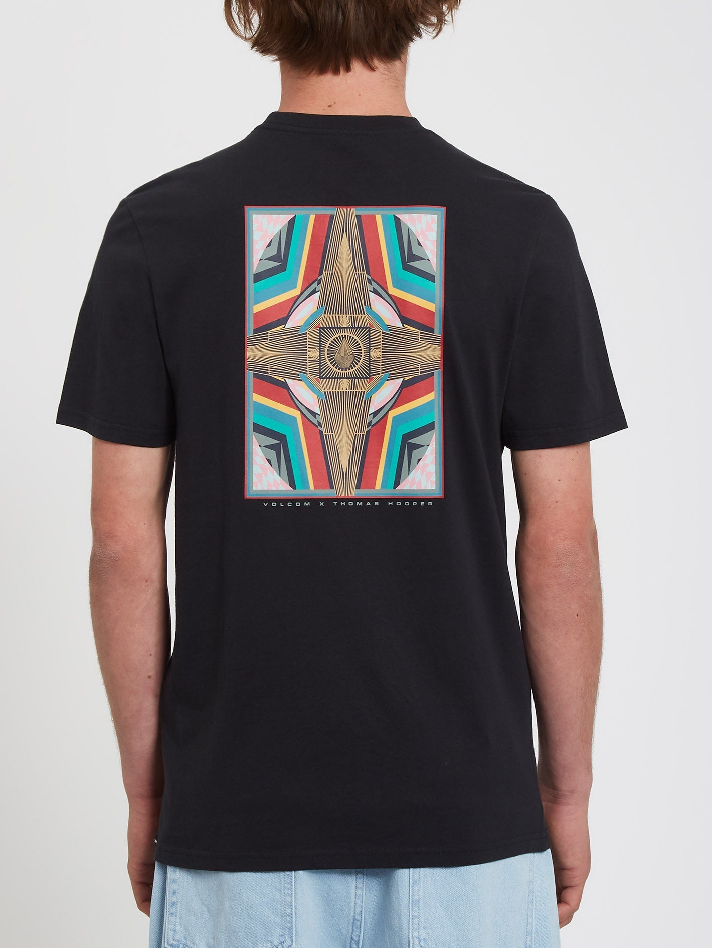 T-shirt T Hooper Glimmer - BLACK