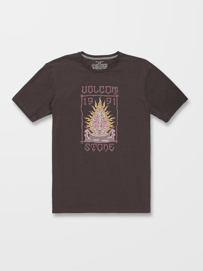 Caged Stone T-Shirt – GESPÜLTES SCHWARZ