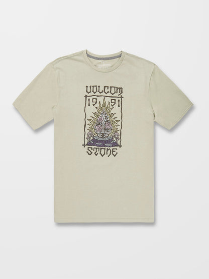 Caged Stone T-Shirt - SEEGRASGRÜN