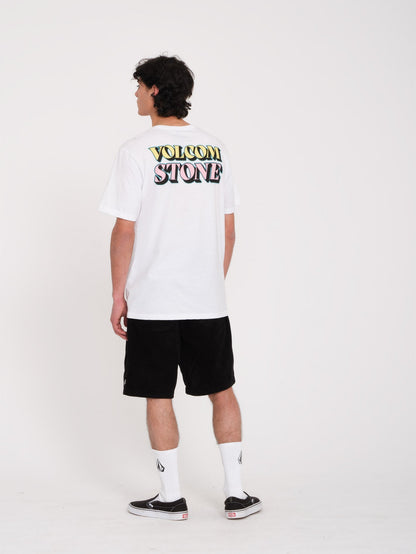 T-shirt Stript - WHITE