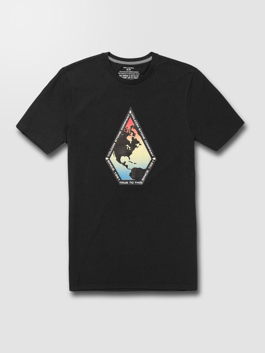 T-shirt Global Stone - BLACK