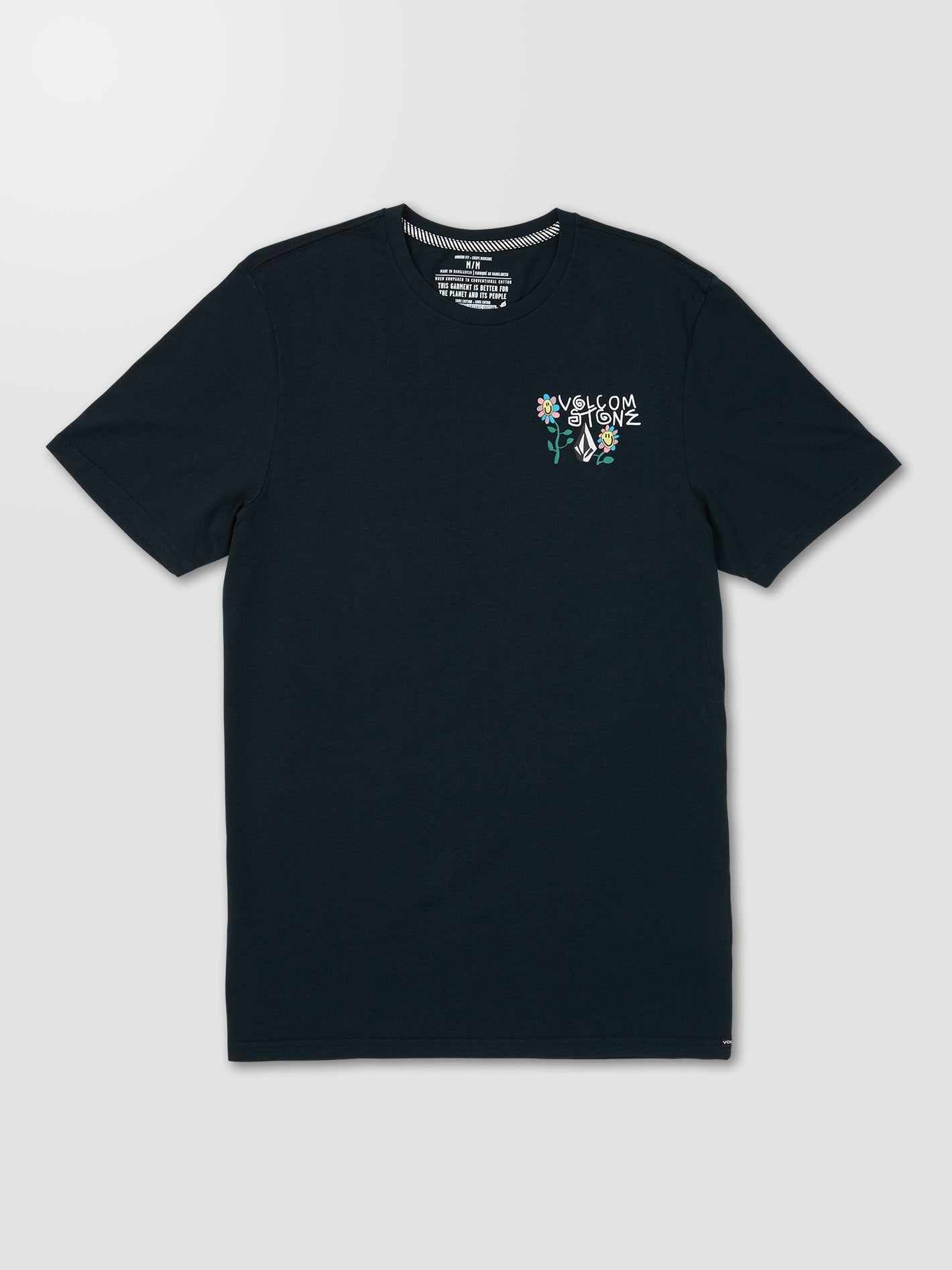 T-shirt Surf Vitals Animal - BLACK