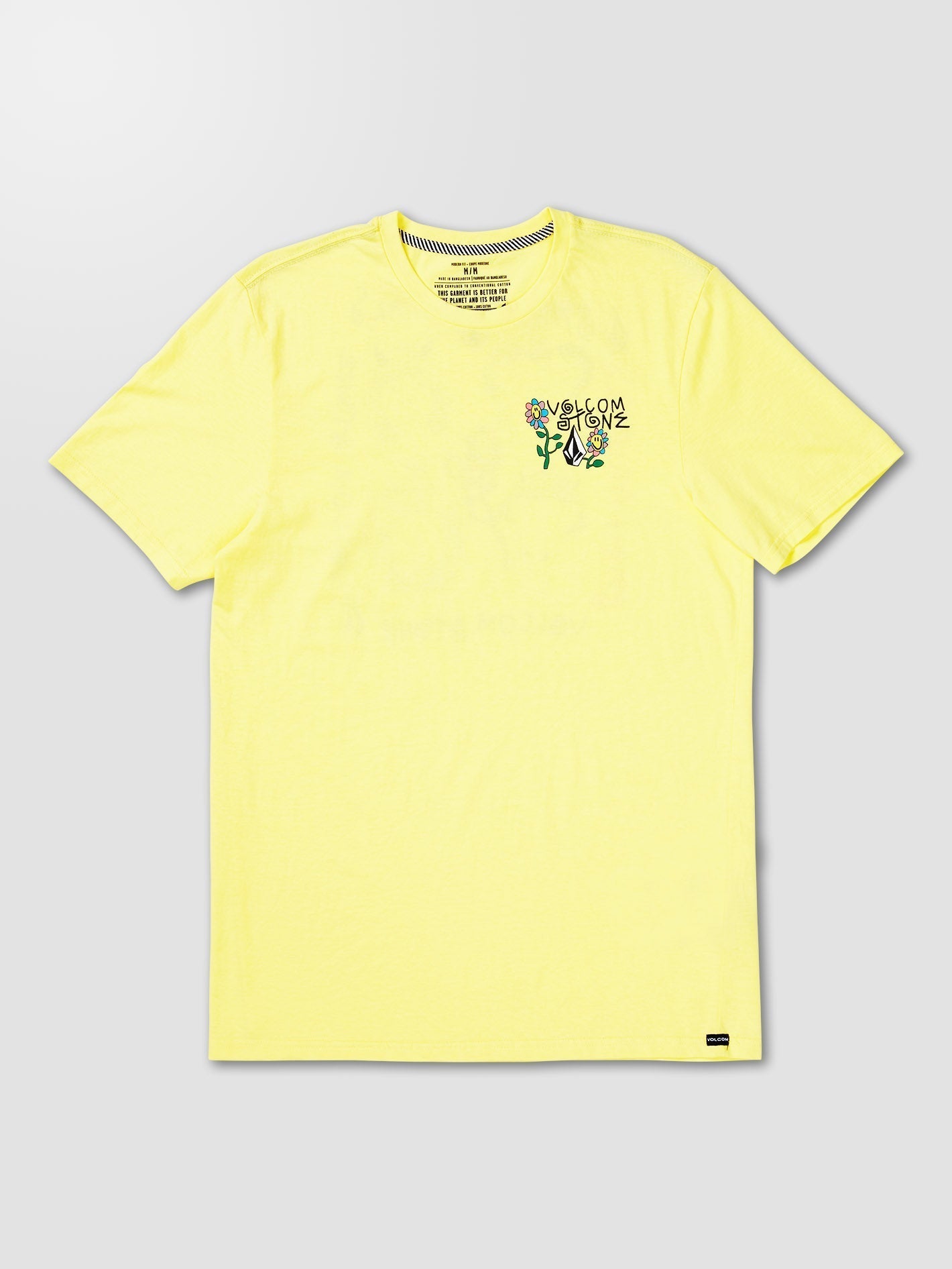 T-shirt Surf Vitals Animal - GLIMMER YELLOW
