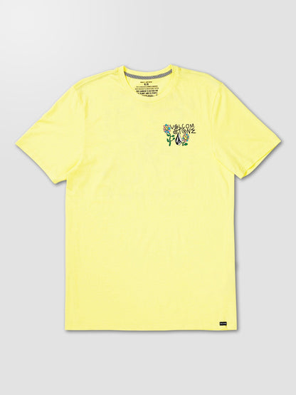 T-shirt Surf Vitals Animal - GLIMMER YELLOW