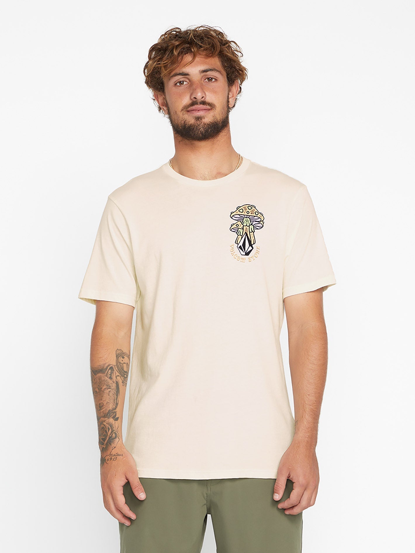 Farm to Yarn Psychike T-shirt - OFF WHITE