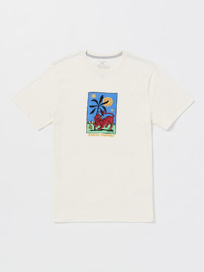 T-Shirt Tarot Tiger Farm To Yarn - Off White