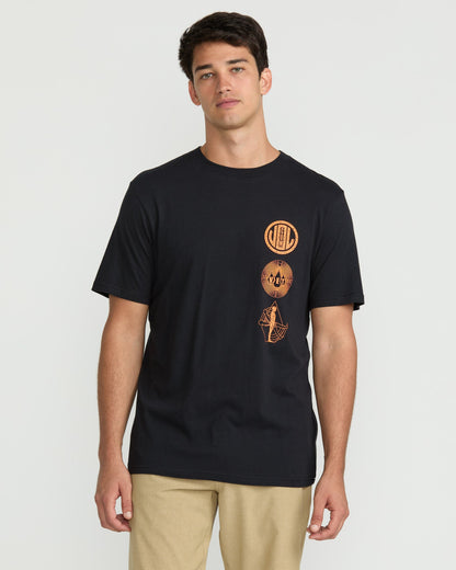 Distance T-Shirt - Antikschwarz