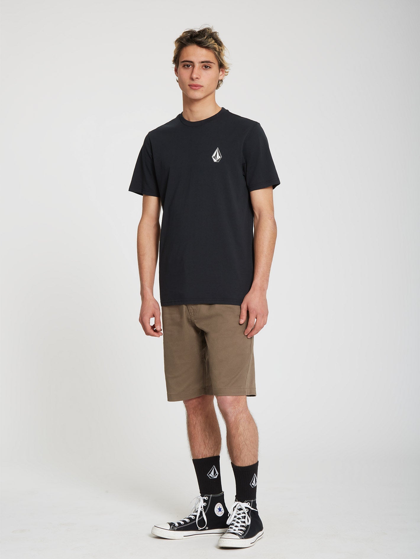 Iconic Stone T-Shirt – SCHWARZ