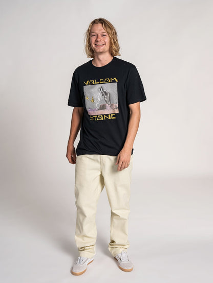 T-Shirt Stone Strike - BLACK