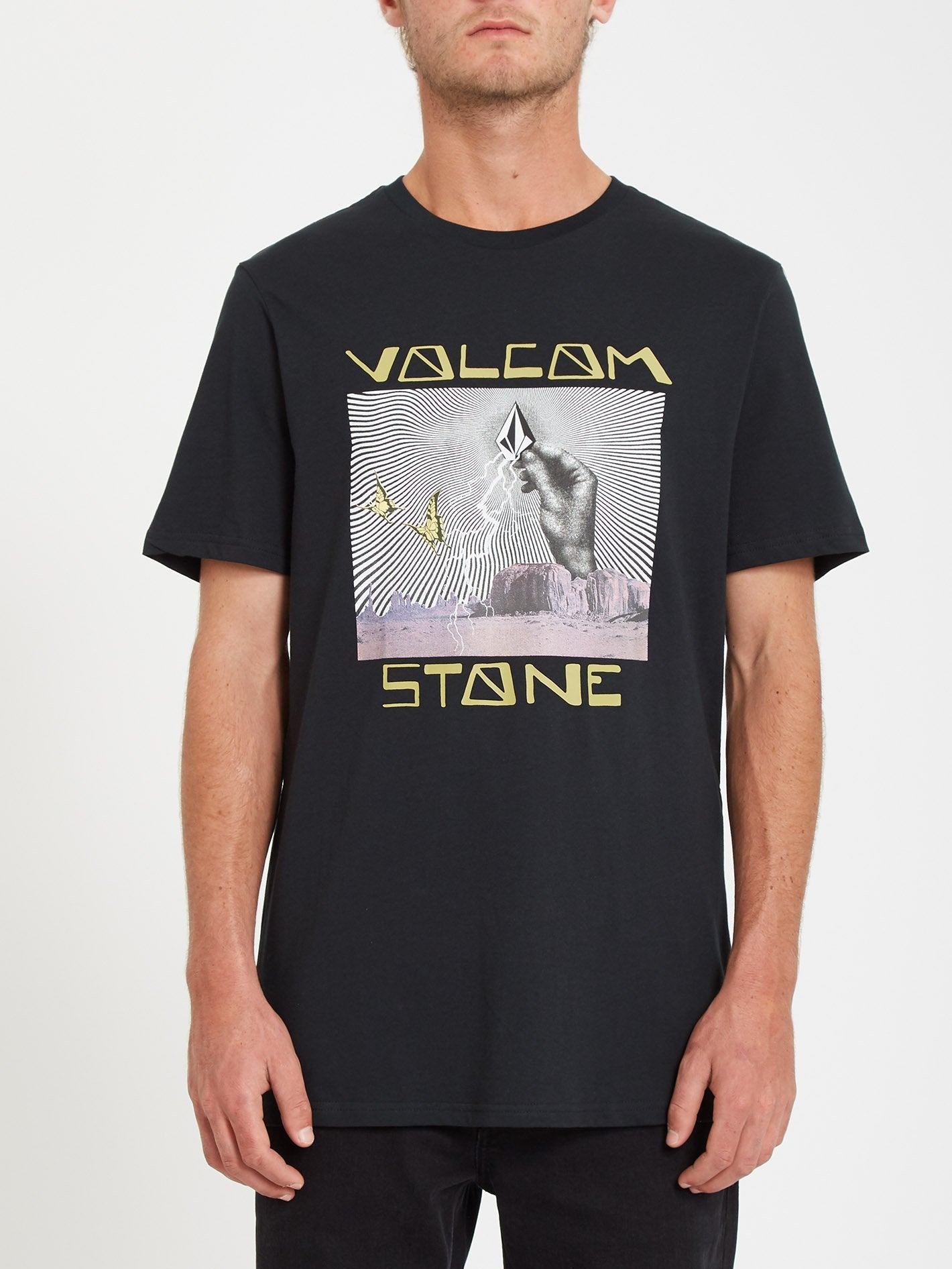 T-Shirt Stone Strike - BLACK
